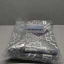 jinchan Hallway Runner Rug 3x8 - Moroccan Kitchen Machine Washable Runner Rug Modern Geometric Soft Faux Wool Ultra-Thin Low-Pile Non-Slip Carpet for Laundry Room Bedroom Farmhouse(3x8ft,Dark Grey)