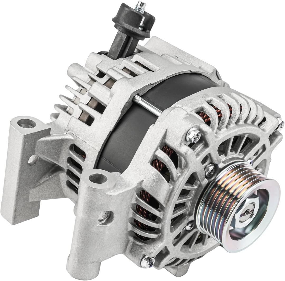 Alternator For 2008-2011 Ford Focus, 2009-2012 Escape 2.5L L4, 2010 Fusion, 2010-2013 Transit Connect, 2009-2011 Mercury Mariner, 2010 Milan, 2009-2011 Tribute 11272N 12V 150Amp CW 6-Groove Pulley