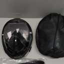 QingSong Full Face Snorkel Mask for Adults, Snorkeling Gear with Camera Mount, 180 Degree Panoramic View Snorkel Set Anti-Fog Anti-Leak (Large-X-Large, 2 Pack - Black+Black Green)