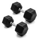 CAP Barbell Coated Dumbbell Weight Set Of 30LBS Dumbells
