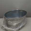 Achla Designs Standard Oval Galvanized Steel Tub