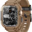 amBand M1 Sport Case Band for Apple Watch Ultra 3/2/1 & SE 3/2/1 & Series 11 10 9 8 7 6 5 4 3 49mm 46mm 45mm 44mm 42mm 41mm 40mm 38mm, Shockproof & Scratch Resistant Rugged Bumper for Men