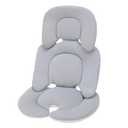 Infant Car Seat Insert,Baby Stroller Cushion for Newborn,Safety Seats and Baskets Insert-Reversible Universal Breathable and Soft Newborn Stroller Mat(Gray)