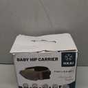 HKAI Baby Hip Carrier,Baby Carrier with Adjustable Waistband & Breathable Mesh, Ergonomic Carrier with Non-Slip Hip Seat Surface for Newborns & Toddlers (Grey)