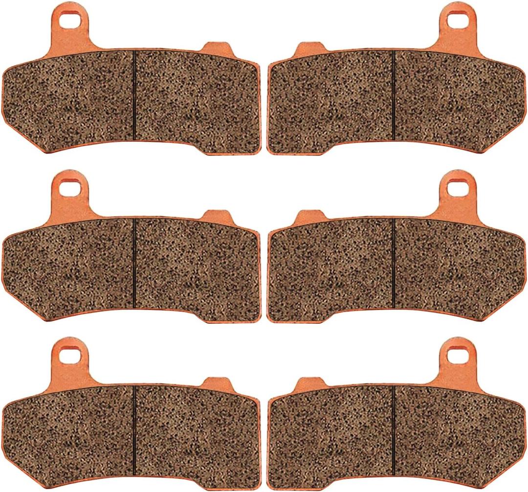 Zinger Brake Pad for Harley Davidson 08-22 FLHR Road King FLHX Street Glide,08-20 FLHTCU Ultra Classic Electra Glide VRSCDX Night Rod,15-22 Road Glide FLTRX Limited FLHXS Street Glide Special