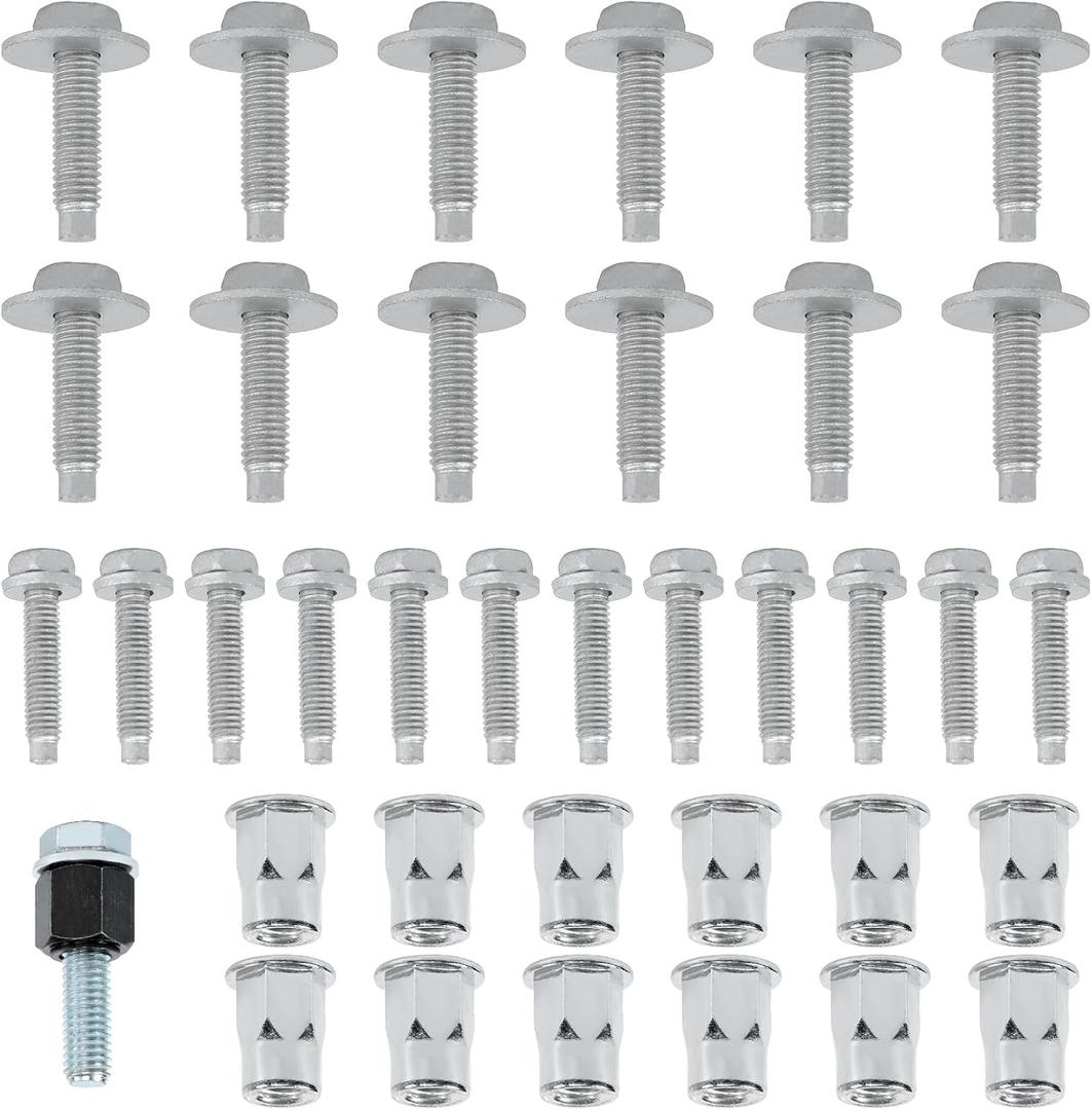 Sidestep Hardware Mounting Kit for 2013-2019 Dodge RAM 1500 2500 3500 | 2014-2019 RAM 4500 5500 Tubular Side Step Running Board Mounting Hardware 68193128AB