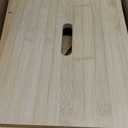 Bamboo Folding Step Stool with Sturdy Structure and Wide Stepping Surface for Safety, Multi-Purpose Foldable Step Ladder for Bathroom,Bedroom,Kitchen Step Stools for Kids & Adults, 400 lbs (Large & Foldable - 17.3''H)