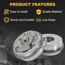 Variable Valve Timing VVT Sprocket 4PCS for Chevrolet Equinox Impala for GMC Canyon Acadia for Cadillac ATS CTS for Buick Enclave 3.0L 3.6L 2007-2016 Replaces# 12624464 12626160 12626161