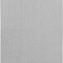 Garland Rug Medallion 12' x 15' Silver Non Slip Polypropylene Area Rug- Ideal for Living Rooms & Hallways, Stylish & Durable for High-Traffic Areas