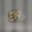 Garden Hose Connector 90 Degree Brass Garden Hose Elbow Solid Brass Adapter (2Pcs)+ Extra 4 Pressure Washers