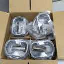 4X +0.50 MM oversize Piston & Rings Compatible with Hyundai Sonata Kia Sorento Optima 2.4L Replacement for 23040-2G500, 23410-2G500, 23410 2G501, 234102G501 (Oversize +0.50MM)