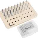Ultrassist 45-Hole Wooden Pegboard for Occupational Therapy, Fine Motor Skills & Hand Dexterity Training, Includes 45 Metal Pegs, Ideal for Stroke, Brain Injury, Elderly Rehab & Hand Therapy