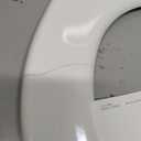 Mayfair Linden Slow Close Toilet Seat, Non Slip Heavy Duty Wood, Easy Install, Round, White
