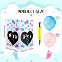 Ireer Gender Reveal Balloon Box with 16 Latex Baby Balloon Release Box Funny Ideas for Gender Reveal Party Decorations Supplies(Boy and Girl,Pink,Blue)