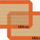 MMmat Silicone Baking Mats - Best German Silicone - Non Slip Silicone Baking Sheet, Non Stick Reusable Silicone Mats for Baking, Oven Liner, Counter Mat - 2 Toaster Oven Size Baking Mats