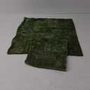 decorUhome Chenille Moss Green Fall Throw Pillow Covers 18x18 Inch Set of 2, Decorative Soft Couch Pillow Covers Solid Dyed Accent Velvet Farmhouse Neutral Square Christmas Pillow Cases for Sofa