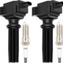 ECCPP UF670 4 ignition coils with 4 iridium Spark Plugs for ford for Lincoln 2013-2019 Escape 2015-2018 Focus 2013-2020 Fusion 2012-2019 Explorer Edge Taurus MKT MKC 2.0 2.3 L4 UF670 DG546 5C1873