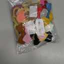 Jesries 28 Pcs Baby Headbands Girls Hair Bows Nylon Hairbands with Linen Bows Handmade Head Accessories for Infant Newborn Toddlers Kids