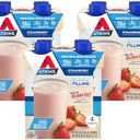 Atkins Strawberry Flavored Protein Shake, High Protein, Low Glycemic, Low Sugar and Low Carb, Keto Friendly, Gluten Free, 10 Count, BB 04/19/26