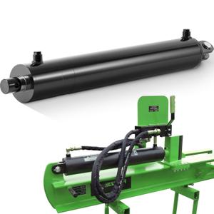 4x24 inch Log Splitter Hydraulic Cylinder 4" Bore 24" Stroke 1.75" Rod 3500 PSI, Heavy-Duty Double Acting Universal Use on 22-25 Ton Horizontal/Vertical Log Splitters