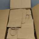 vanhel 120 pack Kraft Paper bags with Handles,Assorted Sizes Gift Bags Bulk Kraft Paper Bags, Weeding,Birthday, Favor,Party,Retail Merchandise Bags, Brown