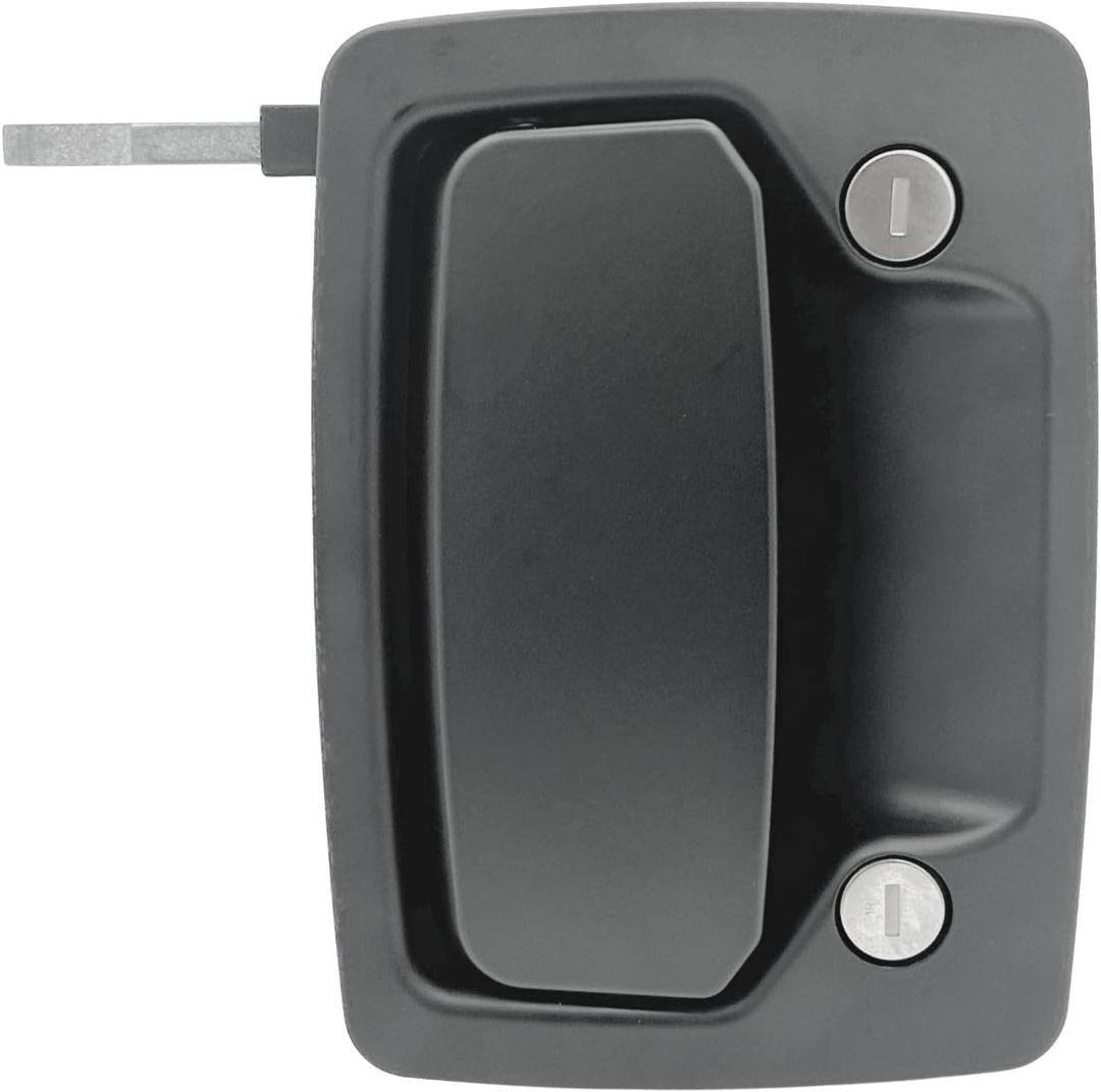 TriMark RV Door Handle 36285-02 for motorhomes and Campers fits PTL RV Doors - Exterior Handle with Hardware only - RV Outside Door Handle with Full Length deadbolt