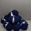 8 Pack Chunky Yarn for Crocheting, Blanket Thick Chenille for Hand Knitting, Soft Chunky for Crochet - 28 Yds 7.7 Oz Each Skein (Navy Blue)
