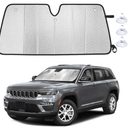 EcoNour Foldable Sun Shade Fit for Jeep Cherokee 2011-2024 2025 2026
Accordion Windshield Sun Shade, Front Car Window Shades Sun Visor, Blocks UV Rays & Heat, Car Accessories