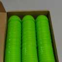 24 Pack Plastic Easter Eggs Large 3.5 Inch Empty Eggs Bulk Fillable for Easter Theme Party Favor Basket Stuffers Holiday Decoration (Green)