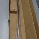 Adjustable Curved Shower Rod, 42-72 inches Extra Wide Shower Curtain Rod, Rust proof, Premium Stainless Steel, Curved Shower Curtain Rod for Bathroom, Need to Drill, Silver