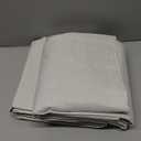 LAMIT 100% Blackout Natural Linen Curtains, 63 Inches Linen Textured Thermal Bedroom Curtains Back Tab and Rod Pocket Neutral Panels with White Liner for Farmhouse, 2 Panels, 52 x 63 Inch, Ivory