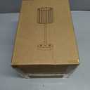 Gold Kitchen Pendant Lights Over Island with Adjustable Rods - Crystal Pendant Lighting Fixtures for Sloped Ceiling, Ideal Over Dining Table or Bar, E26 Bulb Compatible, No Electrician Needed (5.8in pendant)