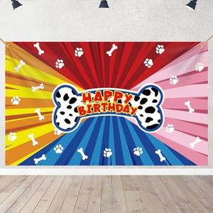 Animal Paw Print Photography Backdrop, 72 x 44 inches, Pack of 2