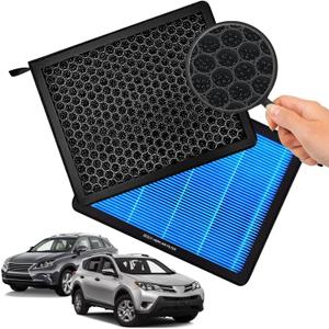 CF10285 (CP285) Cabin Air Filter with Activated Carbon Beads  Fits Toyota & Lexus Vehicles: Camry, RAV4, Highlander, Corolla, 4Runner, Tundra, Prius, Subaru, Avalon | Honeycomb Structure
