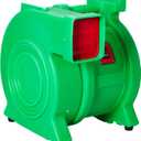 B-Air Kodiak 1.5 HP ETL Air Blower | Powerful Bounce House Blower Fan for Large Inflatable Bounce House, Bouncy Castle and Slides , Green