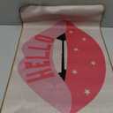 UINHMOP Hello Pink Lips Preppy Decorative Doormat 17 30 Inch,Preppy Welcome Floor Mats,Flat Design Decor for Home Girls Room Dorm Outdoors Indoor Entryway,Teen Girls Gifts