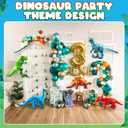 6-Pcs Inflatable Dinosaur Birthday Party Decorations - Large Blow-Up Dino Toys for Kids (20-26) Dinos for Boys or Girls - Self-Standing Vinyl Balloons for Jurassic Theme Party & Pool Floats