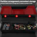 Foldable Truck Under Seat Storage 2019-2025 for Ram 1500 Crew Cab(New Body Style) for Ram 1500 Accessories Truck bed Underseat Storage Organizer Truck Tool Box