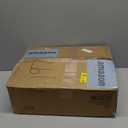 Night Stand, Modern Nightstand with Drawers, Bedside Table, Gold Small Side Table for Bedroom, Living Room End Table (White Stripe, 2 Drawers)