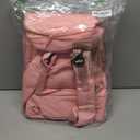 Breast Pump Backpack Fit for Spectra S1/S2 with Removable Cooler Compartment, Breast Pump Bag Fit Pump Accessories for Working & Nursing Moms, Breast Milk Cooler Bag for Travel and Family Use Pink