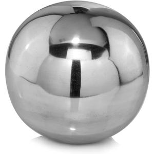 Bola Polished Sphere, Aluminum, Filler, Tabletop, Modern, Buffed, Circle, Home, Office, Sphere, 5"Diameter
