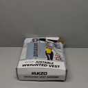 Adjustable Weighted Vest Woman Men, 6-12lb/12-18lb/20-32lb Weight Vest with 6 Ironsand Weights for Strength Training Rucking Running Walking Fitness Workout (Grey)