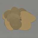 Jecery 36 Pcs Suede Soles for Dance Shoes Non Slip Shoe Pads on Bottom of High Heeled Shoes Protectors Adhesive for Women (Beige)