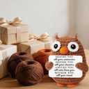 Funny 2025 Graduation Gifts for Her Him Daughter Son Granddaughter, Graduation Gifts for Masters Degree College High School PhD Grad Nurse Law School, Inspirational Emotional Positive Owl