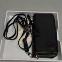 OCASE for iPhone 17 Pro Max Crossbody Wallet Case - Stylish PU Leather Handbag Phone Purse with Zipper Closure, Card Slots & RFID Blocking - Wrist Strap, Lanyard, Kickstand -, Black