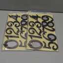 3 Inch House Numbers Stickers Black for Mailbox Apartment Hotel Office Room Door Address Sign Home Business Decoration Project. (Black)