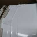 50 lb Flour Container,2 Pack Airtight Rice Storage Bin(Gray)