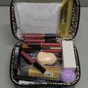 MTDXILTAI All in One Makeup Kit for Makeup storage bag 2X14 Colors Eyeshadow Palette Liquid Foundation Eyeliner Pencils Contouring Stick Lip Gloss 20Pcs Make up Brushes For Women Girls Teens (Black)