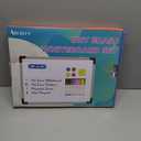 Small Weekly Calendar Dry Erase Whiteboard for Wall, 16" x 12" Magnetic Dry Erase Board, Hanging Double-Sided White Board, Portable Board for List, Kitchen, Planning, Memo, Home, Office (Red)