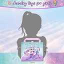 3 x Charm Bracelet Making Kit & Unicorn/Mermaid Girl Toy- ideal Crafts for Ages 8-12 Girls who Inspire Imagination and Create Magic with Art Set and Jewelry Making Kit (Multicolor)